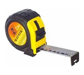 Рулетка с фиксатором Энкор "Каучук", 7.5м 14208 