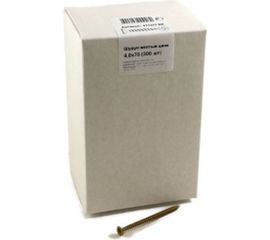 Шуруп, жёлтый цинк Крепежная техника 4,0х70 300шт 431352 БК 