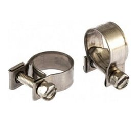 Металлические хомуты СИБРТЕХ, MINI 14-16мм, ширина 9мм, винтовой, W4, 2шт 475053 