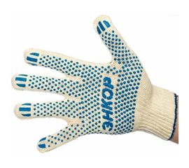 Перчатки х/б с ПВХ Энкор 56102 