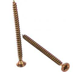 Шуруп, жёлтый цинк Крепежная техника 4,0х60 300шт 431350 БК 