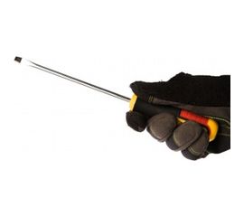 Шлицевая отвертка с трехкомпонентной рукояткой 1.2x6.5х150мм Энкор 19616 