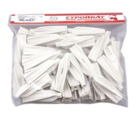 Дюбель для газобетона Стройбат нейлоновый 8х55 40 шт 2520602 