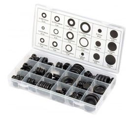 Набор сальников СИБРТЕХ D 6,35 - 25,4 мм 125 предметов 47599 