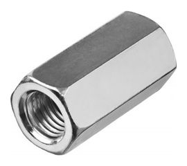 Гайка ЗУБР DIN 6334 переходная, M12, 1 шт, оцинкованная, 303756-12 