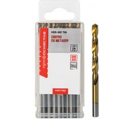 Сверло по металлу Эксперт №369 (10 шт; 4.2 мм; P6M5 HSS M2 TiN; DIN 338) Профоснастка 30202049 