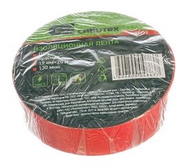 Изолента ПВХ СИБРТЕХ 19 ммх20 м 180 мкм красная 88795 