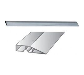 Алюминиевое трапециевидное правило с двумя ребрами жесткости 1 м СИБРТЕХ 89601 