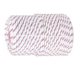 Плетеный 16-прядный полипропиленовый фал с сердечником 8мм, бухта 100м, 520кгс СИБРТЕХ Россия 93966 