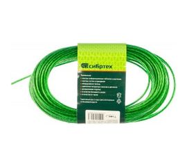 Металлополимерный трос СИБРТЕХ зеленый ПР-3,0, 47647 