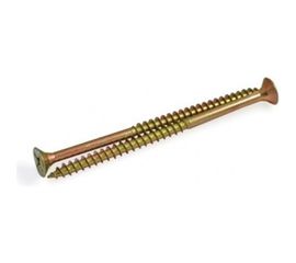 Шуруп крепежная техника жёлтый цинк 6,0x90, 100 шт. 431424 БК 