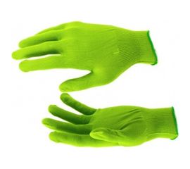 Перчатки Россия нейлон, 13 класс, цвет изумрудный, L 67823 