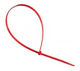 Нейлоновые стяжки FORTISFLEX КСС 3х100 красный 100 штук 49419 