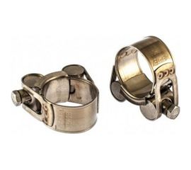 Металлические хомуты СИБРТЕХ, силовые, 26-28мм, ширина 18мм, шарнирный, W4, 2шт 475093 