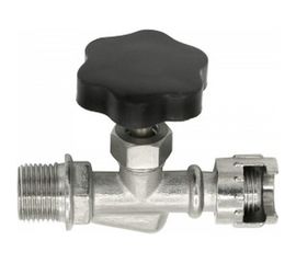 Кран игольчатый KI14-BVG байонет с гайкой - наружная резьба 1/4" CONCORDE 6619296 