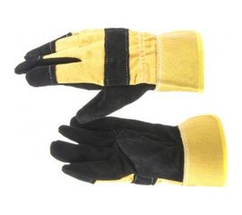 Спилковые комбинированные перчатки Россия 67736 