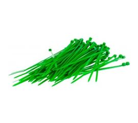 Пластиковые хомуты СИБРТЕХ, 100 * 2,5 мм, зеленые, 100 шт 45510 
