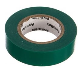 Изолента FORTISFLEX ПВХ 15 ммх0.15 ммх10 м зеленая 71225 
