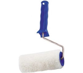 Валик СИБРТЕХ из искусственного меха с ручкой, 200 мм, ворс 15 мм, D - 48 мм, полиэстер 80113 