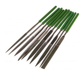 Набор алмазных надфилей 140х50х3, 10шт СИБРТЕХ 158327 