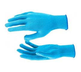 Перчатки Россия нейлон, 13 класс, цвет ультрамарин, XL 67841 