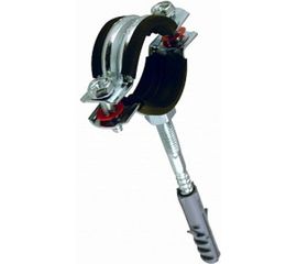 Металлорезиновый хомут с дюбелем и шурупом СТМ 1-1/2 47-51 мм CHSR0112 