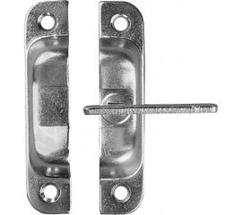 Форточная завертка Россия ЗФ2 покрытие белый цинк 37711 