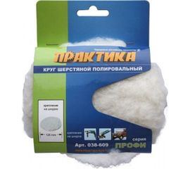 Шерсть полировальная (125 мм; на завязках) ПРАКТИКА 038-609 