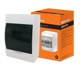 Бокс TDM ЩРН-П-6 модулей навесной пластик SQ0901-0002 