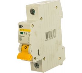 Автоматический 1-полюсный выключатель IEK 16А, В ВА47-29 4.5кА MVA20-1-016-B 