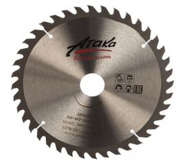 Диск пильный (200 мм; 40T; 30 мм) по дереву профи АТАКА 8079090 