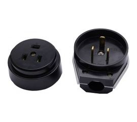 Вилка с розеткой STEKKER разборные открытой установки с заземлением для плит 250В 32А PPG32-51-20 39017 