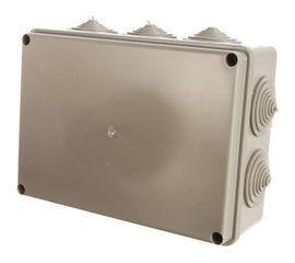 Распаячная коробка с крышкой ОП 190х140х70мм, IP44, 10 гермовводов TDM SQ1401-1243 
