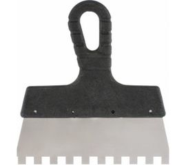 Шпатель Россия нержавеющая сталь, 200 мм, зуб 8х8 мм 85122 