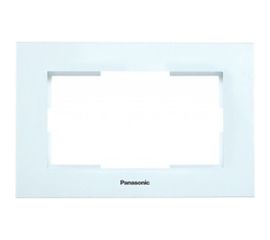 Рамка Panasonic Karre Plus 54806 для 2-й розетки серебро WKTF0809-2SL-RES 