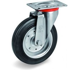 Колесо с вращающейся опорой и пластиной крепления (200 мм; 230 кг) Tellure rota 535106 