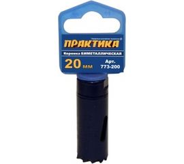 Коронка биметаллическая (20 мм) ПРАКТИКА 773-200 