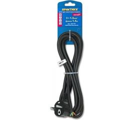 Сетевой шнур ПРАКТИКА ПГА-ВП 3х1,5 1,5 метра 244-797 