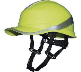 Защитная каска из ABS Delta Plus BASEBALL DIAMOND V UP лимонного цвета DIAM5UPJAFL 