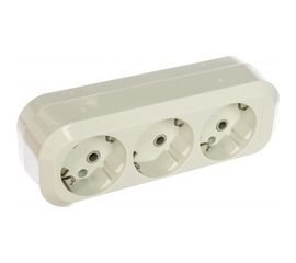 Розеточная колодка TDM 3 гнезда 16А белая SQ1806-0013 