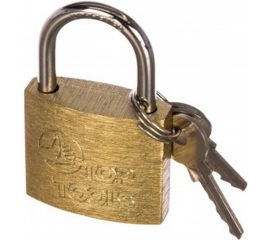 Висячий замок 40 мм, 2 ключа Top Tools 90U271 