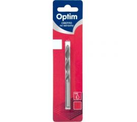 Сверло по металлу, цилиндрический хвостовик, 8 мм Optim 360080 
