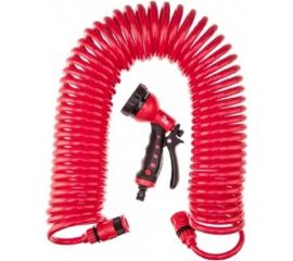 Многофункциональный пистолет-спринклер с 10-миллиметровым спиральным шлангом Top Tools 15A710 