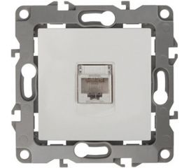 Информационная розетка ЭРА 12-3107-01 RJ45 белая Б0014723 