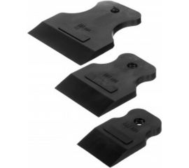 Набор черных резиновых шпателей, 3 предмета: 40, 60, 80 мм /уп./ Remocolor 12-2-103 