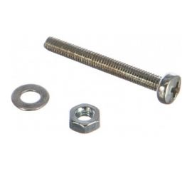 Пакет винт п/ц с гайкой и шайбой Метизный двор цинк м3х25мм 40 шт. 4607173901873 