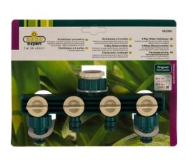 Распределитель четырехканальный (1/2"; 3/4") для системы полива Raco 4250-55258C 