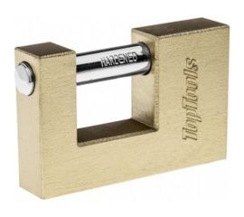 Висячий цилиндровый замок, 90 мм, 2 ключа Top Tools 90U263 