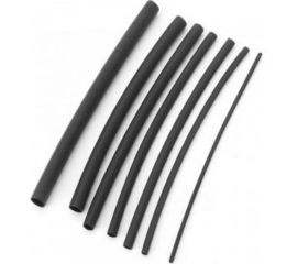 Набор термоусадочных трубок STEKKER N9 длина 10 см., коэф. усадки 3:1, черный, HSTGS3 32770 