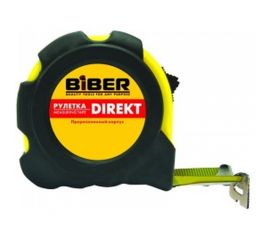 Рулетка (обрезиненный корпус, 5 м х 25 мм) Biber DIREKT 40104 тов-054501 
